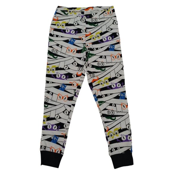 Hyde & Eek! Womens Halloween Mummy Print Pajama Set Cozy Sleepwear, Size L. - Picture 6 of 11